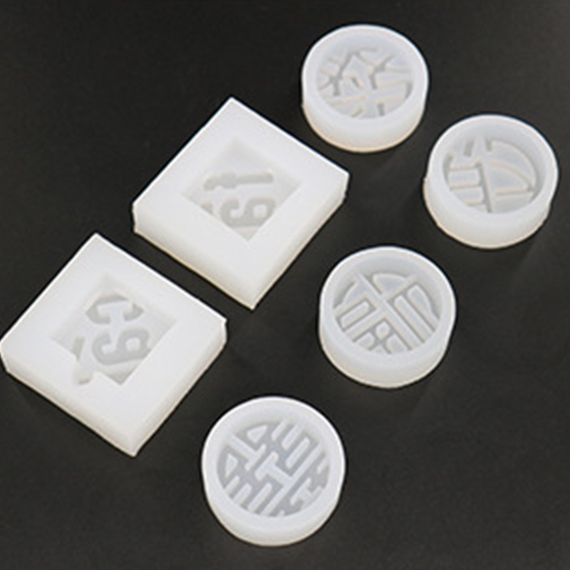 Khuôn Silicone Nam Châm Làm Mặt Trang Sức Phong Cách Trung Hoa