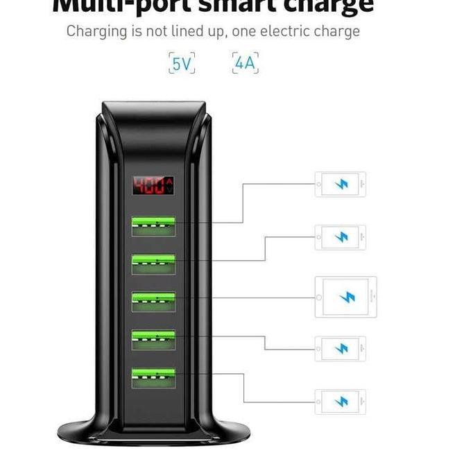 Trạm Sạc Usb 5 Cổng 4a - Us04