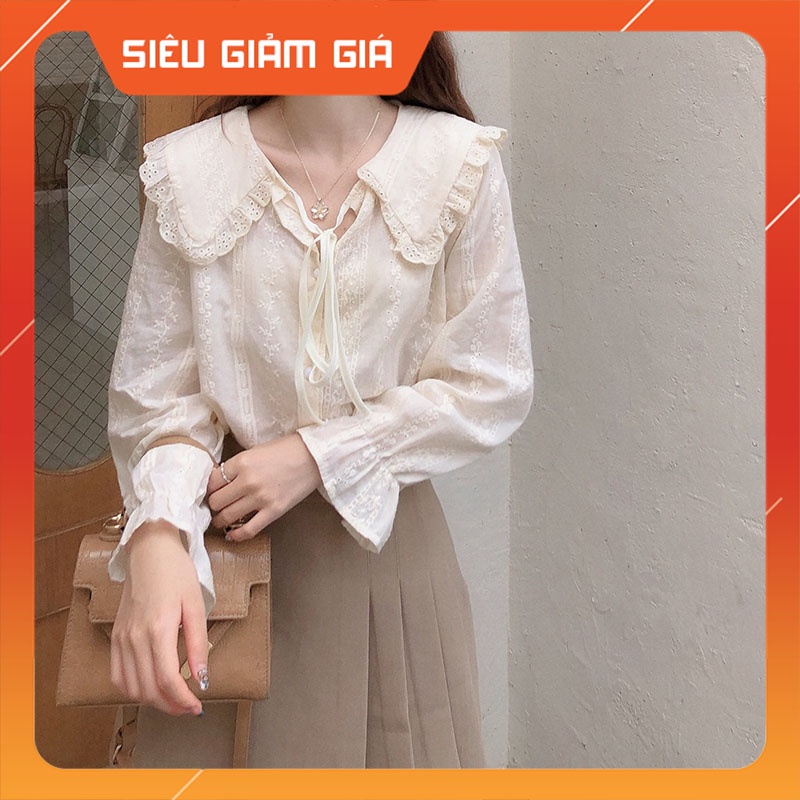 Áo Sơ Mi Vải Thô Hoa Dây Xinh Hàng Quảng Châu M598-Teen 888