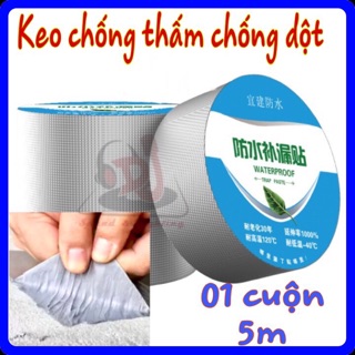 Keo chống thấm chống dột mái nhà mui xe ống nước siêu bền, băng keo siêu dính dùng cho mội bề mặt