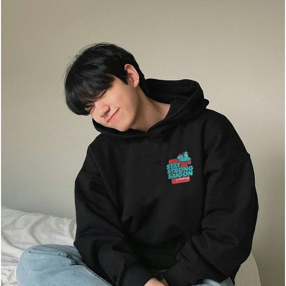 Áo Hoodie Đôi Form Rộng Chất Nỉ Bông Cotton Dày Dặn SAIGON kèm ảnh thật