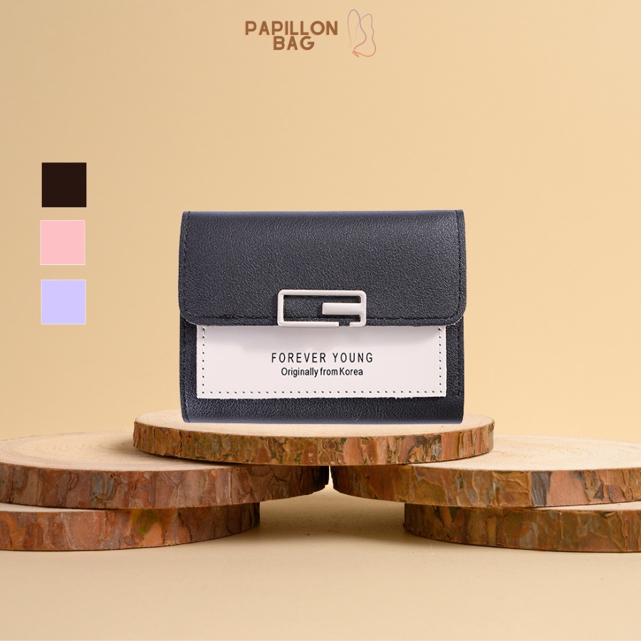 Ví nữ cao cấp cầm tay mini PAPILLON thời trang nhỏ gọn nhiều ngăn đẹp giá rẻ PAVD02