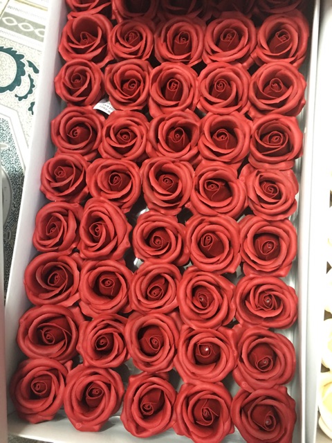 Sỉ đầu bông hoa sáp 4 lớp-sẵn số lượng cực lớn - HN