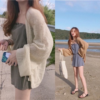 Áo len cadigan mỏng siêu hot ạ