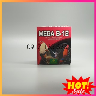 Thuốc nuôi dinh dưỡng cho gà đá Mega B12 hàng Philippines 1 vỉ 10 viên