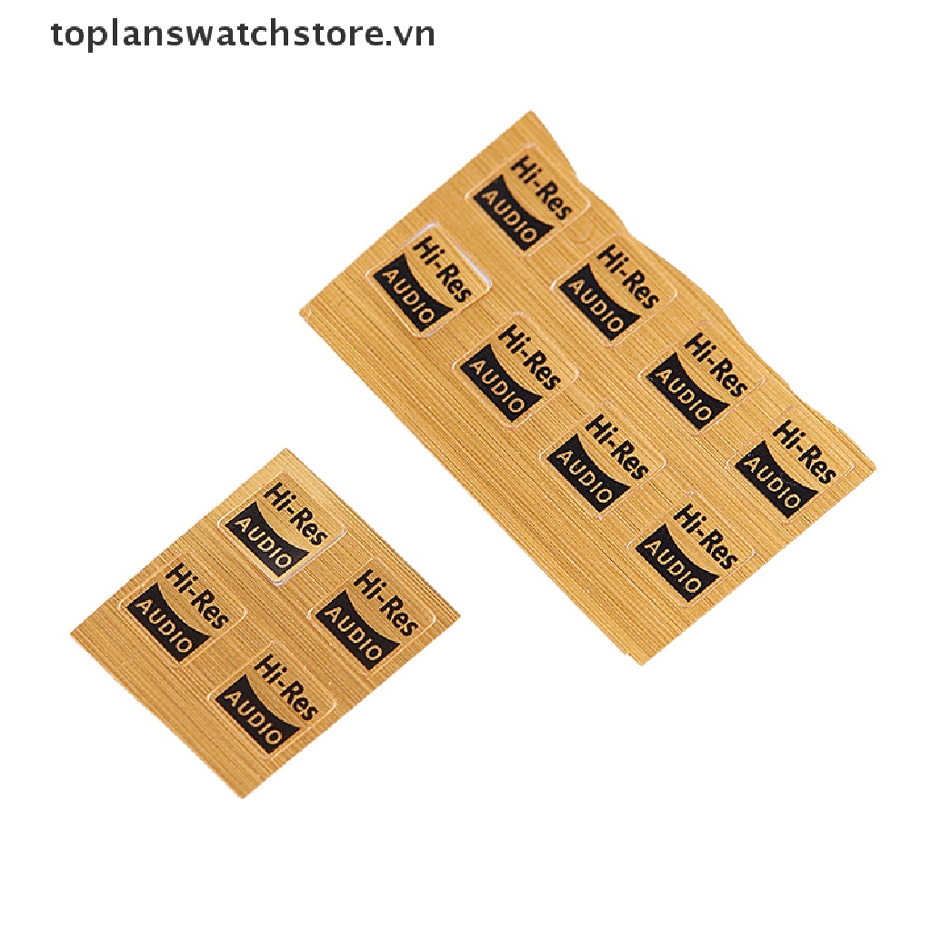 Set 10 Sticker Hi-Res Dán Trang Trí Máy Nghe Nhạc Cho Walkman Fiio Iriver Cayin MP3