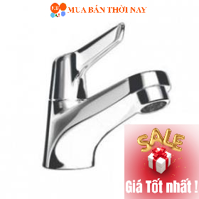 Vòi chậu lavabo INAX lạnh LFV-17, LFV-17P (đi kèm bộ xả Lật A-325PS), Vòi chậu rửa 1 đường nước, Cam