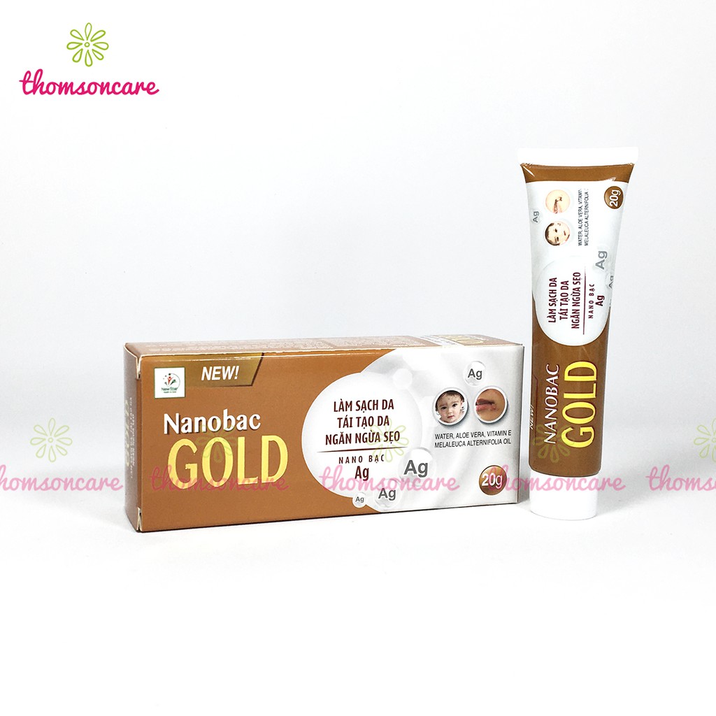 Kem bôi thủy đậu, kiến ba khoang, côn trùng cắn, zona từ nano bạc và thảo dược  - Nano Subac Gold tuýp 20g