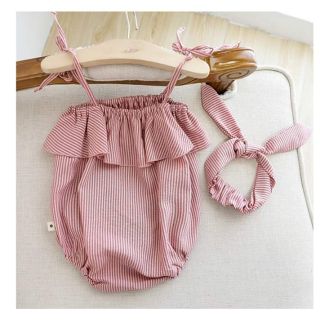 Set body suit 2 dây kèm tuban cho bé gái
