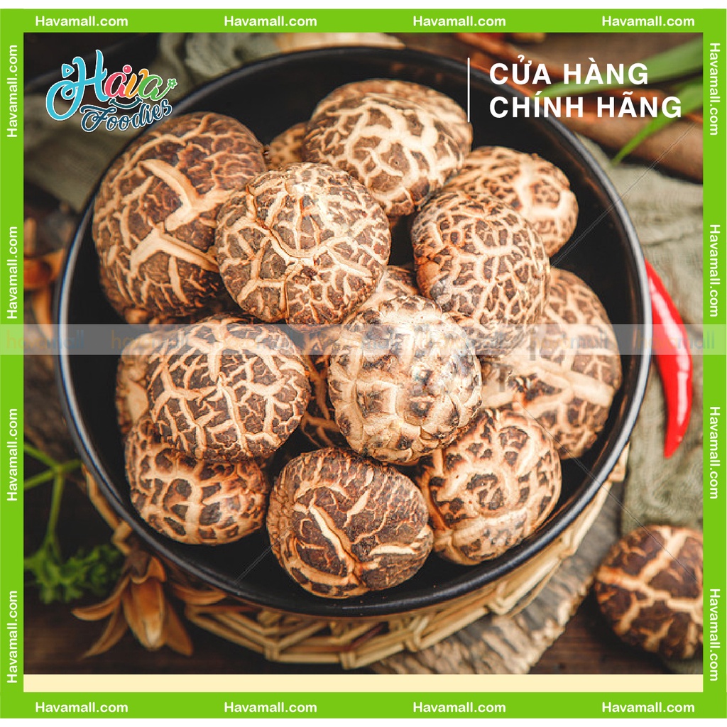 [HÀNG CHÍNH HÃNG] Nấm Hương Sấy Khô Nhập Khẩu Hàn Quốc Gói 80gr - Dried Shiitake Mushroom