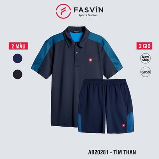 Bộ thể thao mặc nhà nam mềm mát co giãn Fasvin AB20281.HN
