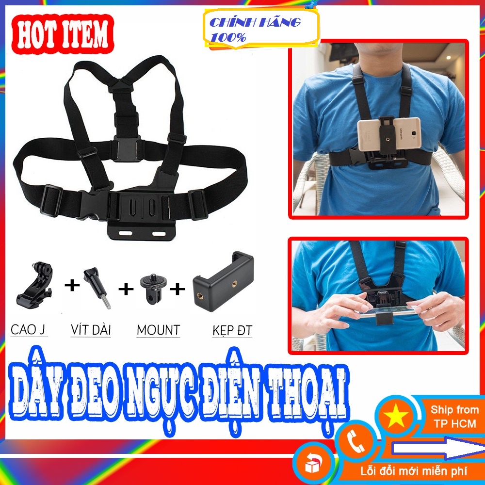 Dây Đeo Ngực Cho Điện Thoại Làm Camera Hành Trình Để Quay Phim