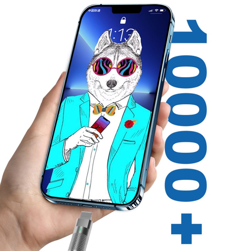 Dllencase Dây Cáp Sạc Nhanh 100W 6A Hợp Kim Kẽm A400 Cho Huawei P40 P30 Pro OPPO Xiaomi Redmi Pro