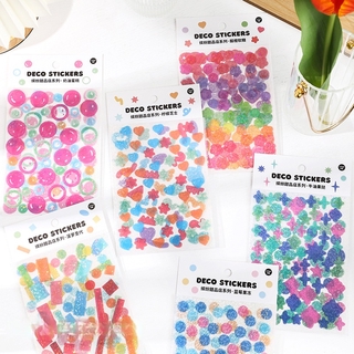 Suuuny Bộ 2 Sticker Tấm Hình Dán Trang Trí Cửa Hàng Tráng Miệng
