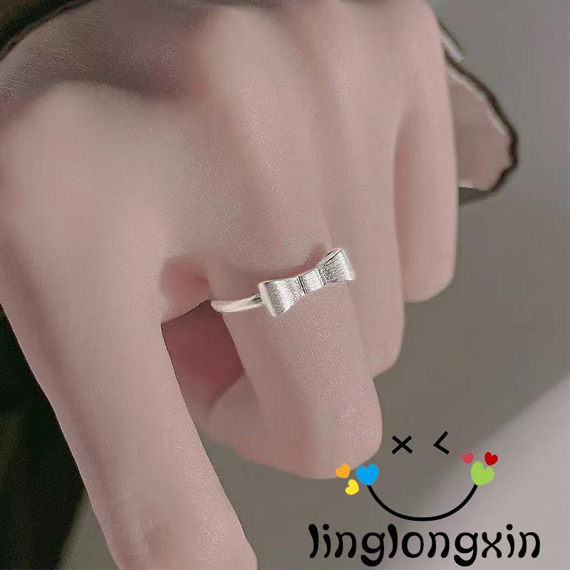 Nhẫn hình nơ hoạt hình có thể điều chỉnh kích thước cho nữ