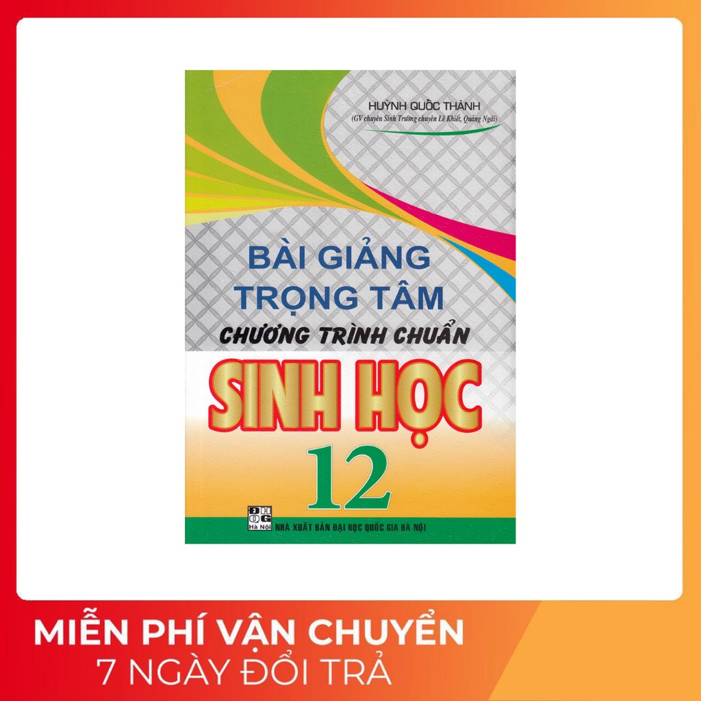 Sách - Bài giảng trọng tâm chương trình chuẩn sinh học 12