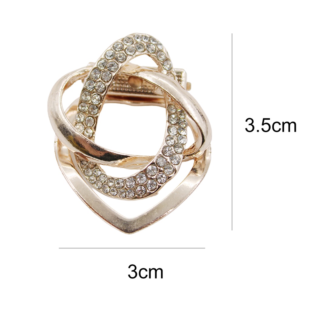 Khóa kẹp khăn choàng cổ kiểu dáng sang trọng thời trang dành cho nữ