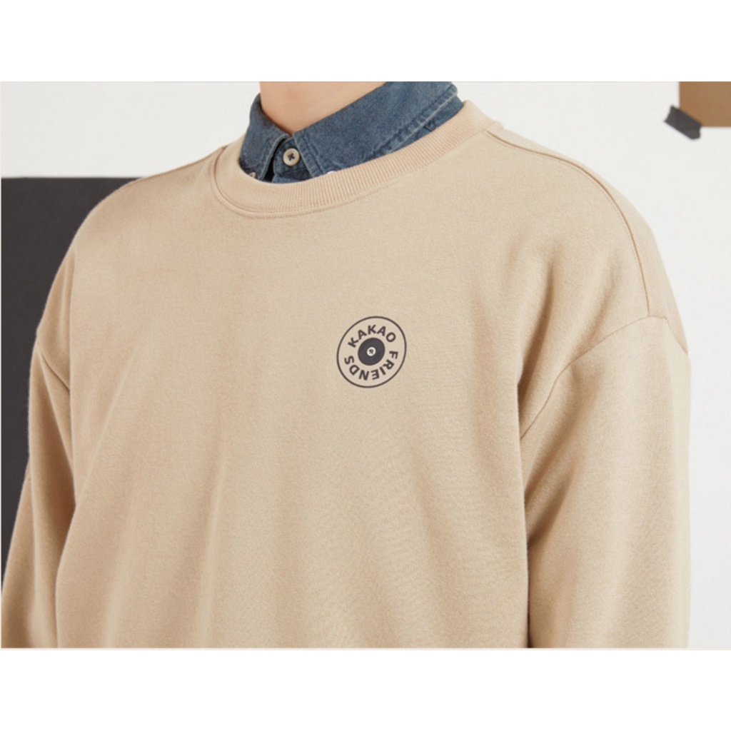 Áo sweater hoodie Kakao Korea Unisex màu beige - Hàng canh sale siêu hot | BigBuy360 - bigbuy360.vn