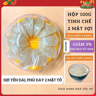 100g Tổ Yến Tinh Chế 2 mặt sợi dài - Yến Sào Yến Nhà