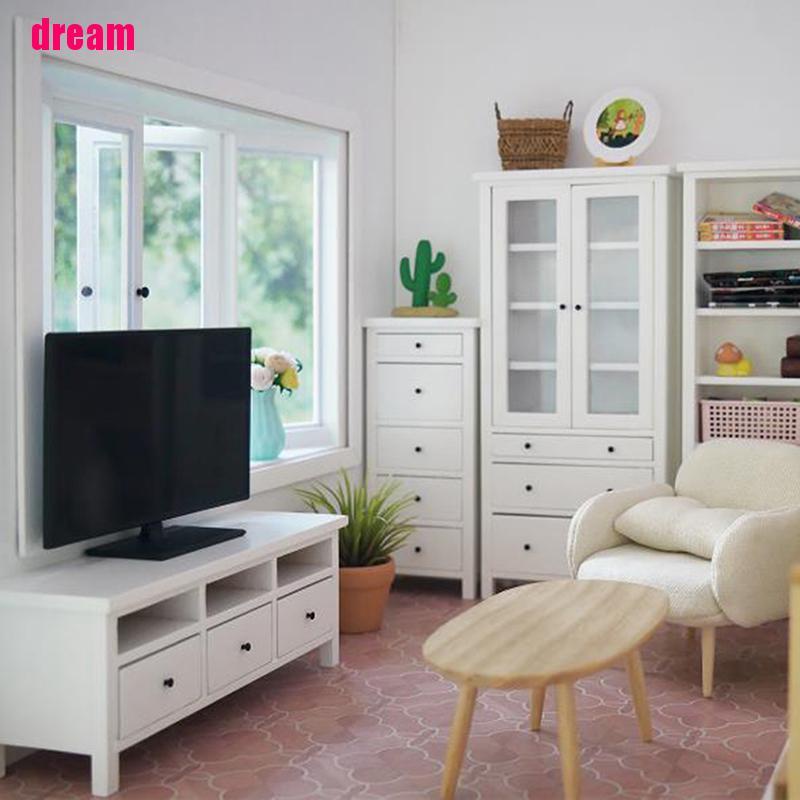 Mô Hình TV Mini Tỉ Lệ 1: 12 Trang Trí Nhà Búp Bê