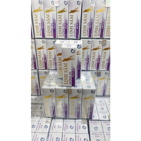 Serum mụn Siêu Tốc 24h Linh Sâm 5ml -giúp làm mờ vết thâm sẹo trên da, se khít lỗ chân lông