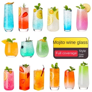 Mojito mojito thủy tinh cocktail thanh thủy tinh colin ly uống dài ly nước thủy tinh sáng tạo trộn ly rượu thủy tinh