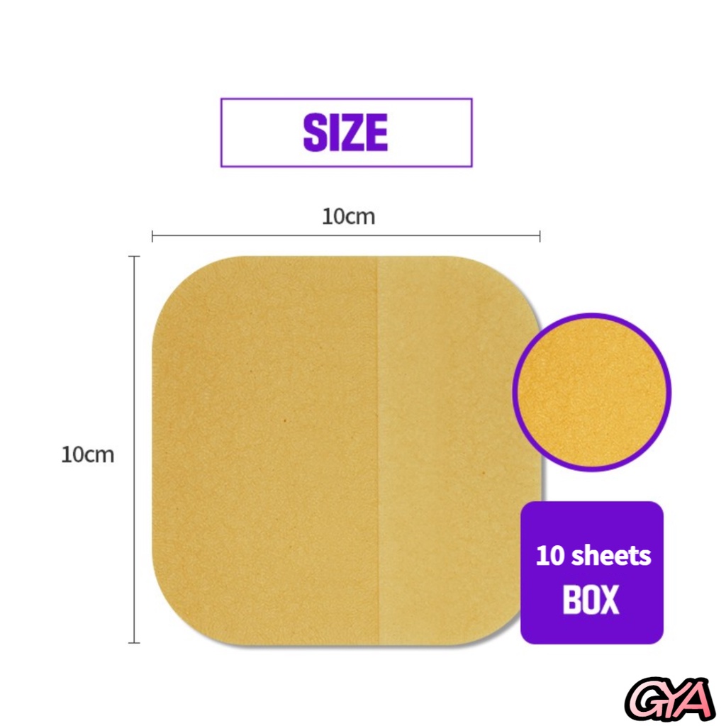 DUO DERM Extra Thin 10*10cm 10sheets