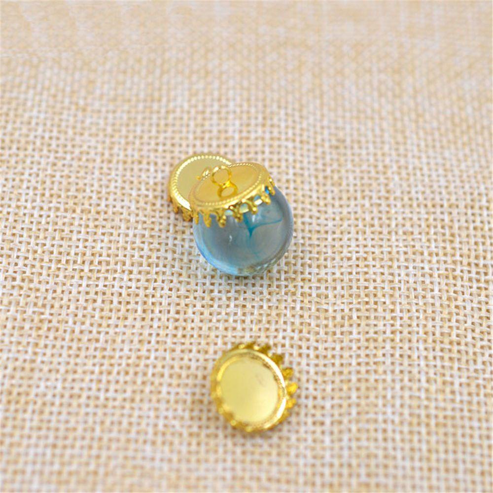 YNATURAL Khuôn Silicone Làm Hạt Cườm Pha Lê Tròn Thủ Công