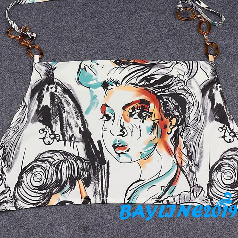 Áo Hai Dây Hở Lưng In Họa Tiết Chân Dung Quyến Rũ Dành Cho Nữ