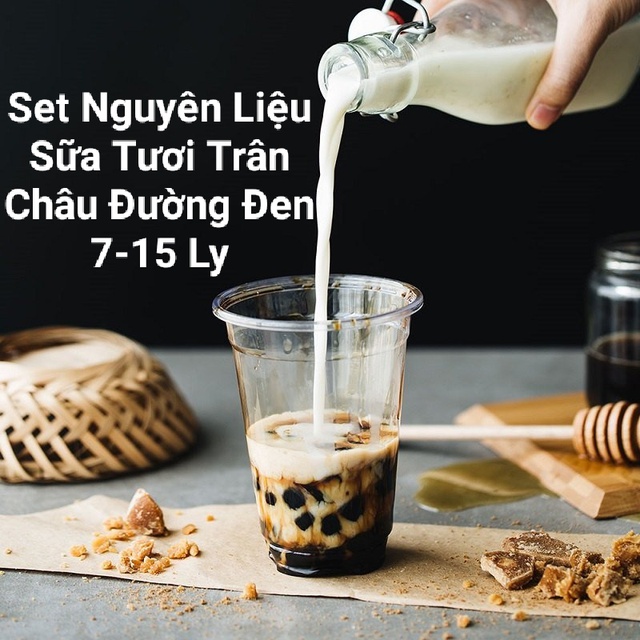 Set Trân Châu Đường Đen Làm Sữa Tươi Trân Châu Đường Đen - ThanhTamFood