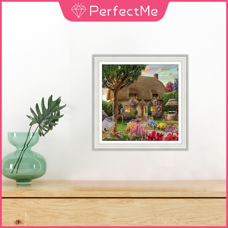 Bộ tranh đính đá 5D tự làm hình chim công 30x30cm