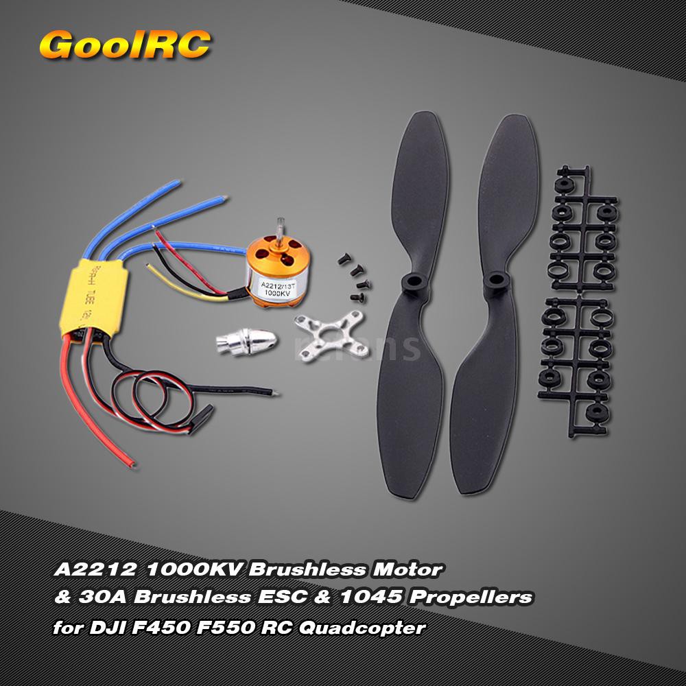 Động Cơ Không Chổi Than Goolrc A2212 1000kv W / 30a 1045 Cho Dji F450 F550 Quadcopter Fpv Part (A2