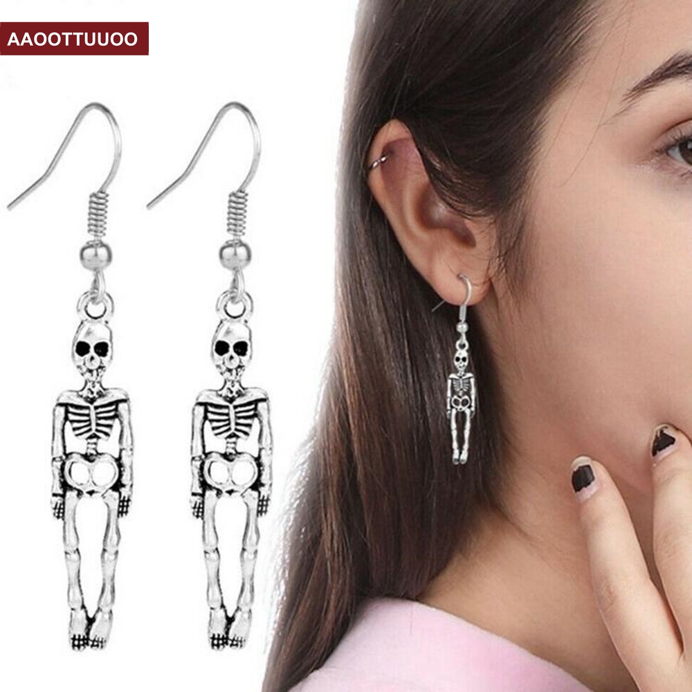 AAOOTTUUOO4-Hoa tai hình đầu lâu phong cách Halloween cho nữ