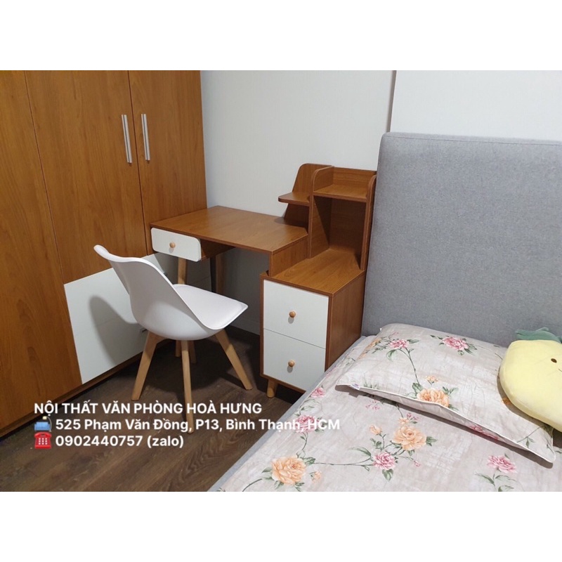 BÀN LÀM VIỆC IKEA CHÂN GỖ HIỆN ĐẠI