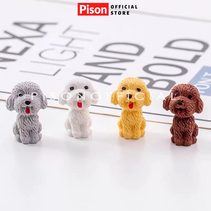 Gôm tẩy hình Cún con pug Pison dễ thương - SP0048 - 1 cái