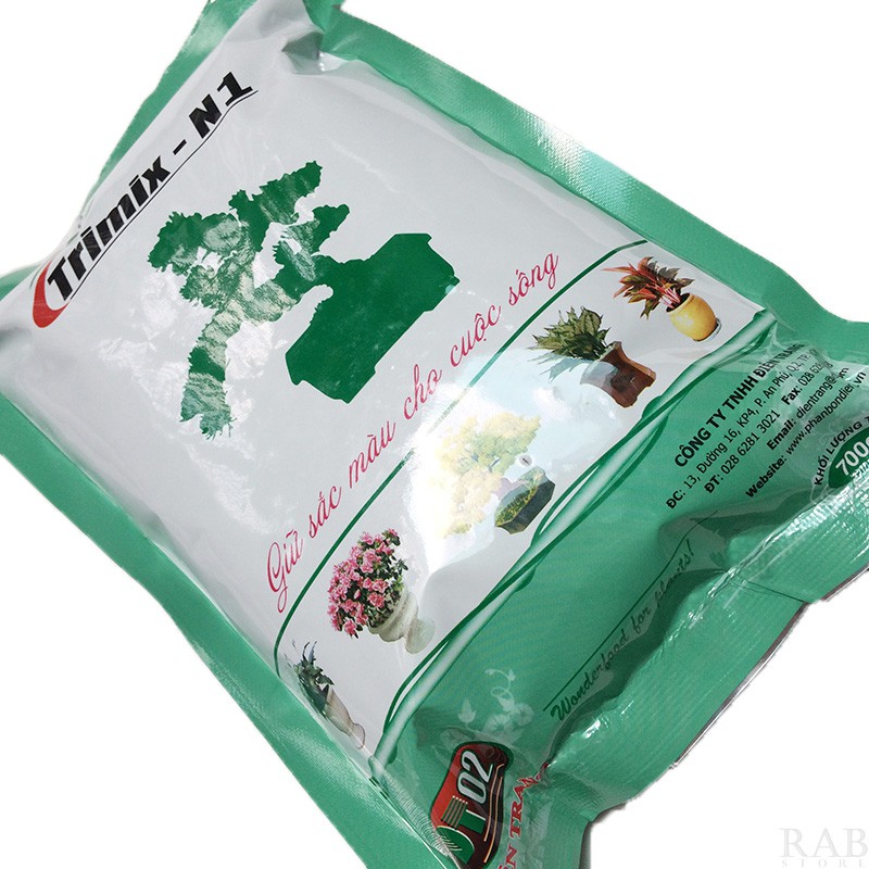 Phân hữu cơ sinh học trimix-n1 cho cây phát triển hoàn hảo, gói 700gr