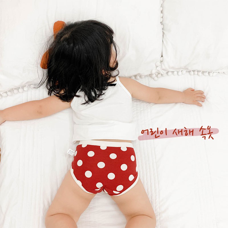 Bộ 3 Quần Lót Cotton Mềm Mại Cho Bé
