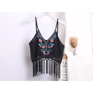 Áo croptop 2 dây boho