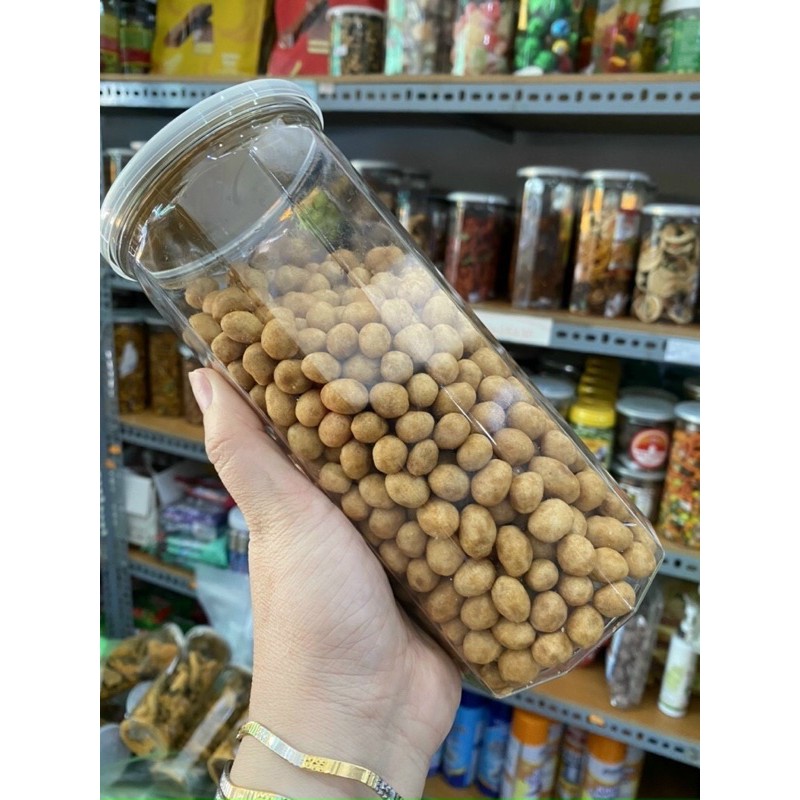 HỦ 500gr ĐẬU PHỘNG DA CÁ NƯỚC CỐT DỪA