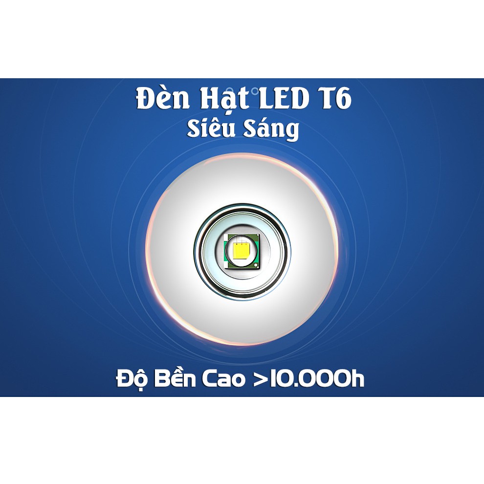 Đèn Pin Led Siêu Sáng Mini Có Sạc USB Có Hỗ Trợ Sạc Dự Phòng Lại Cho Điện Thoại Khẩn Cấp