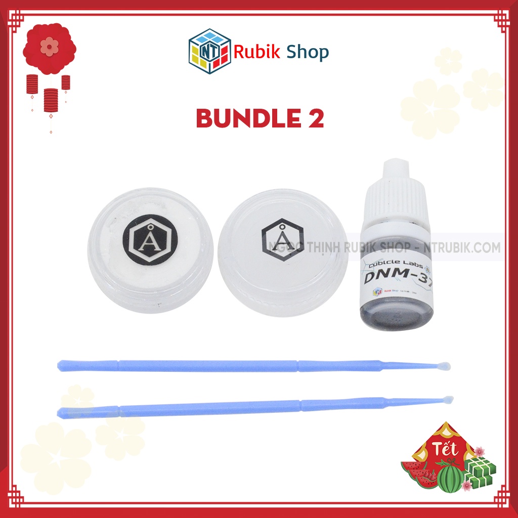 [Cubicle-bundle 2] Combo Angstrom Gravitas &amp; Angstrom Dignitas &amp; DNM 37 3cc dầu bôi trơn rubik