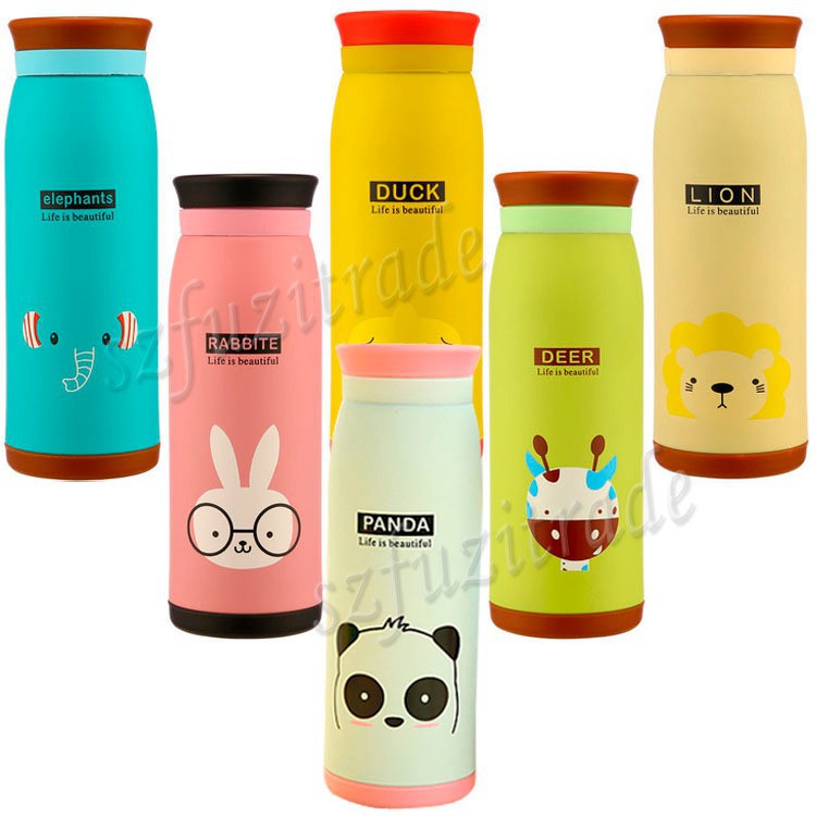 Bình giữ nhiệt kiểu dáng Hàn Quốc 500ml- 350ml - Giao hàng mẫu ngẫu nhiên