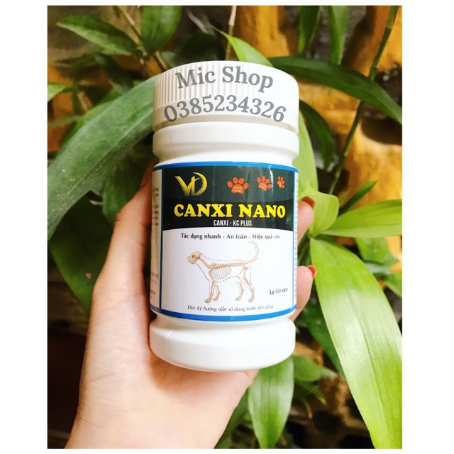 Canxi Nano cho chó mèo