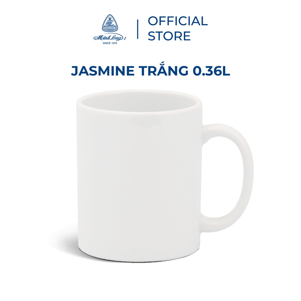 Ca sứ Minh Long 0.36L - Jasmine Trắng