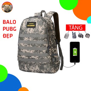 [MUA 1 TẶNG 1] Balo 3 Pubg Đẹp, Tặng Móc Khóa PUBG