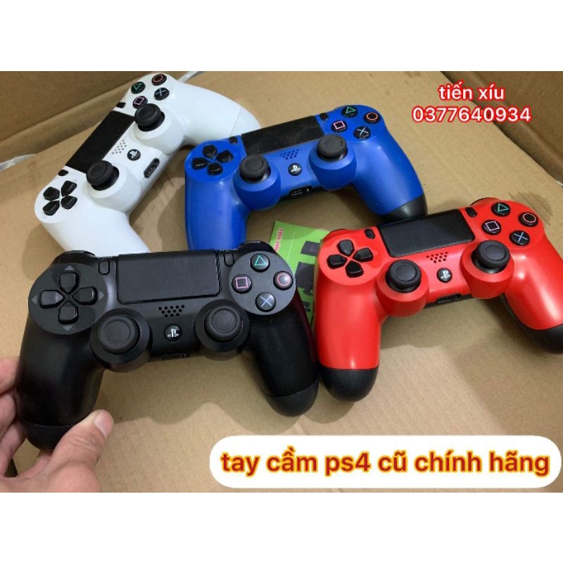 tay ps4 cũ đã qua sử dụng chơi trên pc laptop điện thoại ok ạ Ps4 second hand tay PS4 cũ