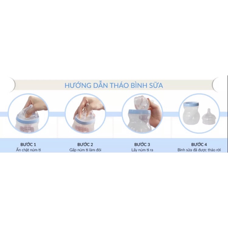 Thanh lý bình sữa Mamachi 160ml 100% silicone y tế chính hãng Hàn Quốc