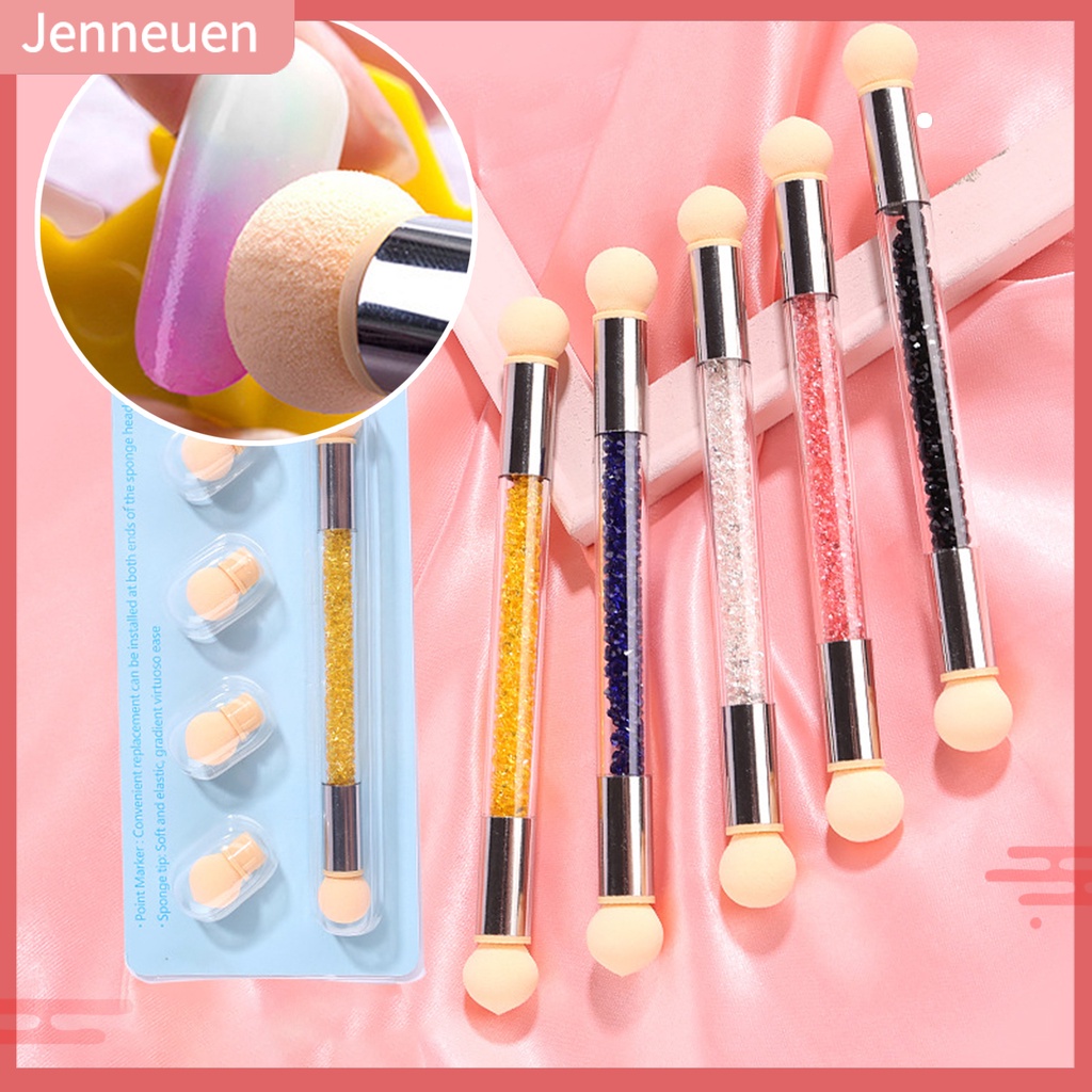 1 Bộ Cọ Vẽ Móng Nghệ Thuật Hai Đầu Không Gây Dị Ứng Dễ Vệ Sinh Và Loại Bỏ Bụi Bẩn Hai Đầu Bằng Nhựa Dùng Cho Salon