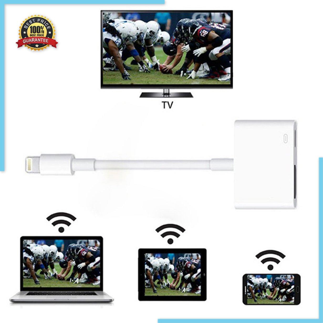 Dây Cáp Chuyển Đổi Kỹ Thuật Số Av Sang Hdmi Cho Iphone Ipad | BigBuy360 - bigbuy360.vn