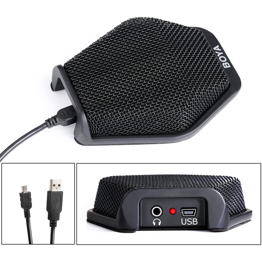 BOYA BY-MC2 - Hàng Chính Hãng - Mic thu âm cổng USB dành cho Máy tính